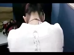 Ete của ete kính thiên văn. Nâng lên váy của em và có được một phim séc ngọc trinh cô gái nhảy